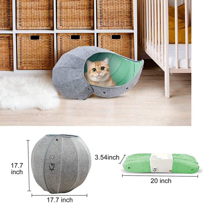 Pet Cat Cute Shell Bed House