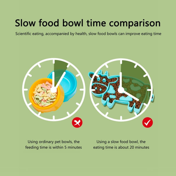 Pet Cat Bowl Slow Feeder