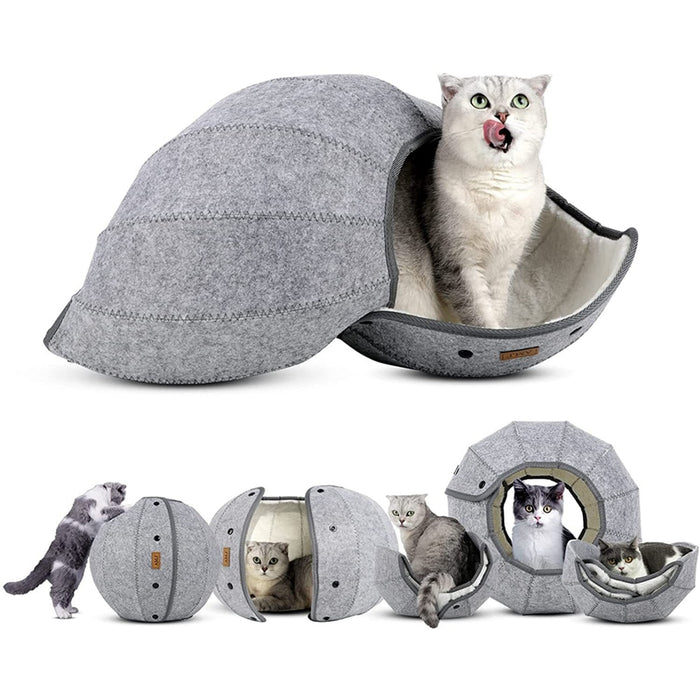 Pet Cat Cute Shell Bed House