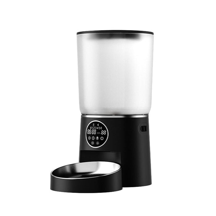 4L Voice Call Pet Cat Feeder Button Version Dispenser